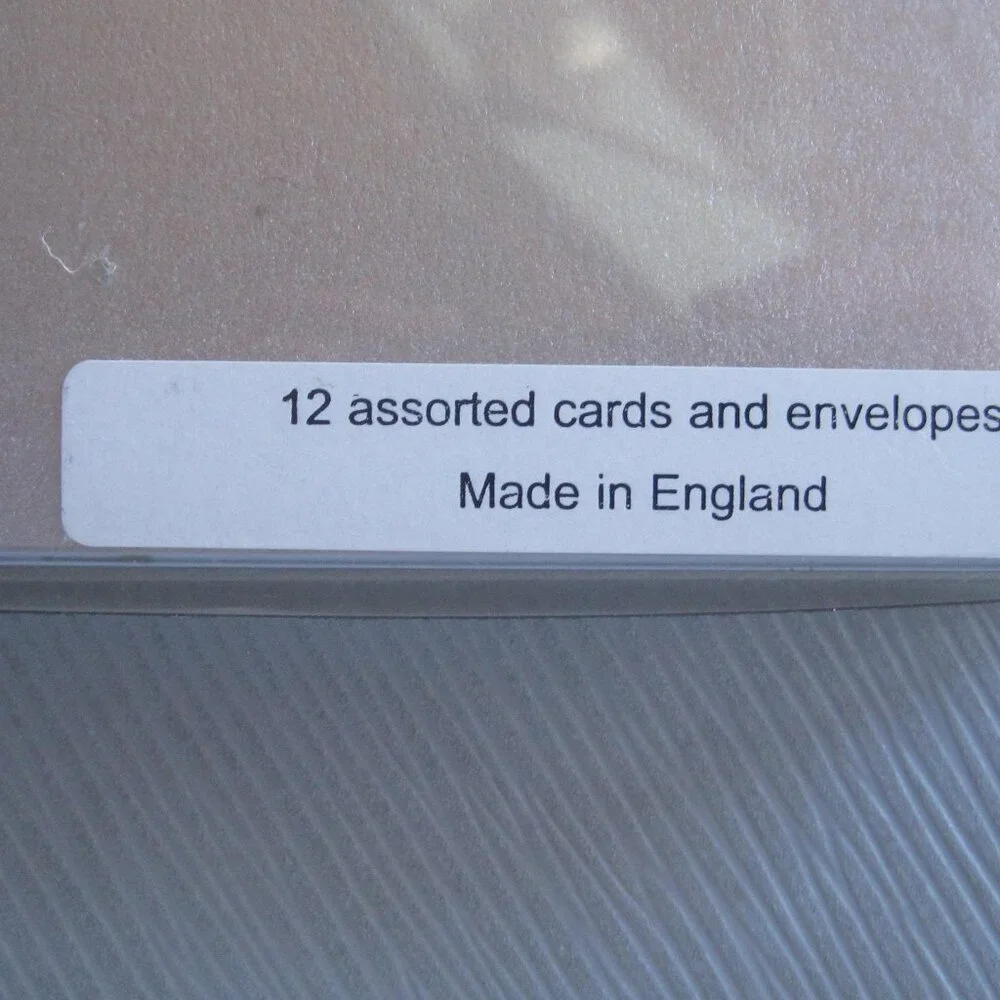 Caroline Gardner Note Cards set of 12 with envelopes 4.5
